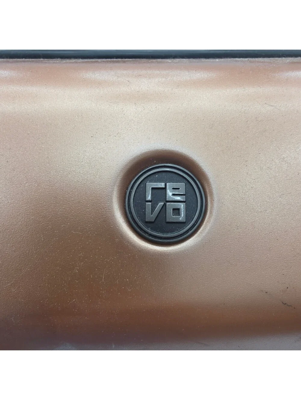 Revo Large Hard Shell Spinner Suitcase Luggage in Bronze